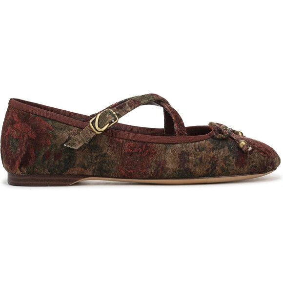 Circus NY by Sam Edelman Women's Plum Multi RPET Cross Strap Ballet Flat - Picture 6 of 6